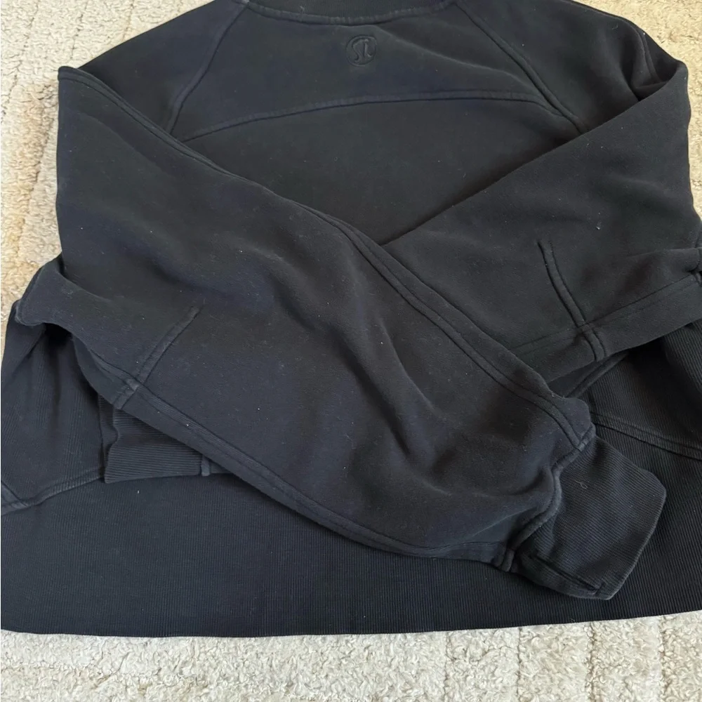 Lululemon Black Crewneck Sweater - Picture 6 of 9